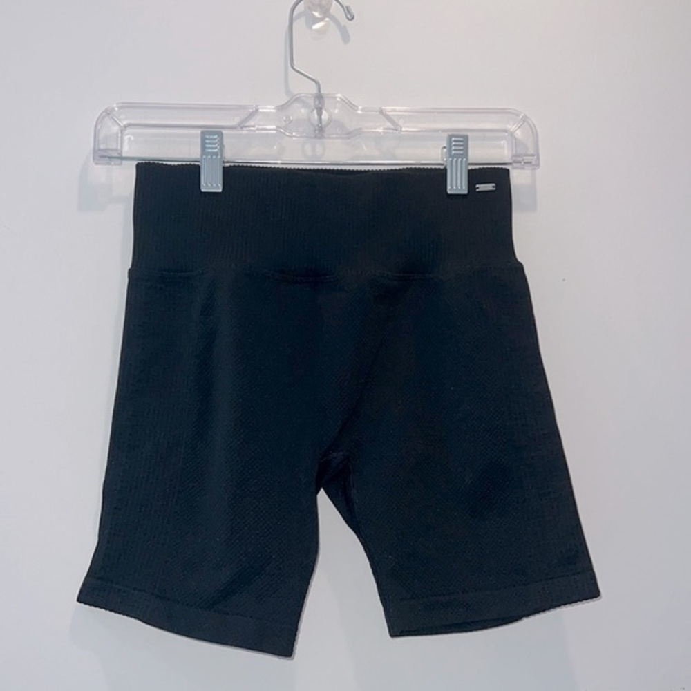 Victorias Secret Pink Black Biker Shorts